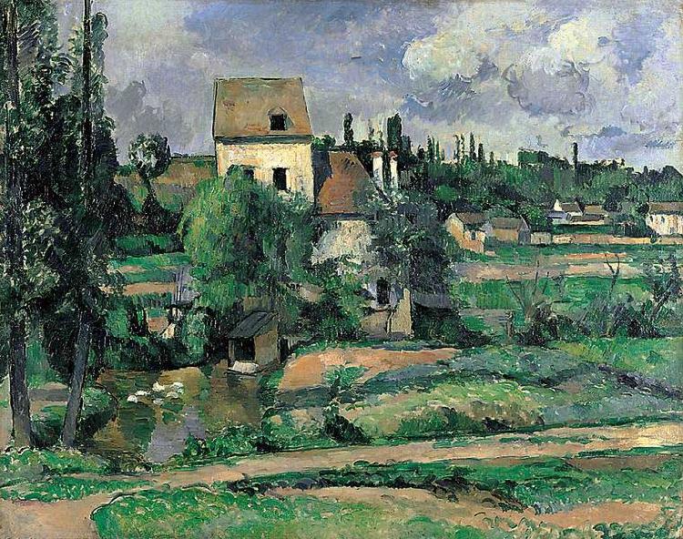 Paul Cezanne Le moulin sur la Couleuvre a Pontoise oil painting image